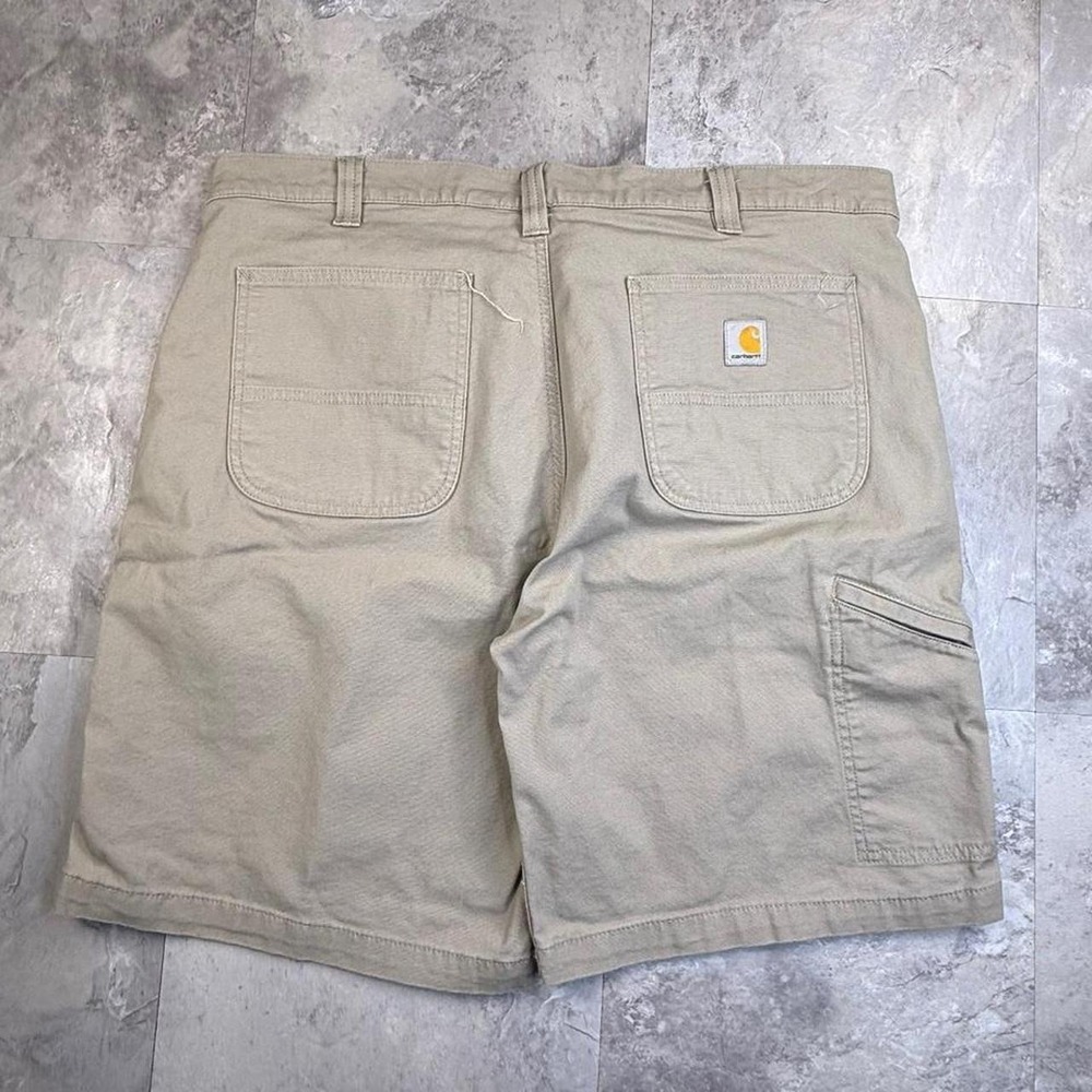 Baggy tan carhartt work wear shorts size 40